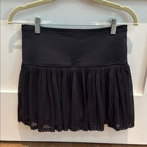 Athleta Black A-Game Mesh Skort